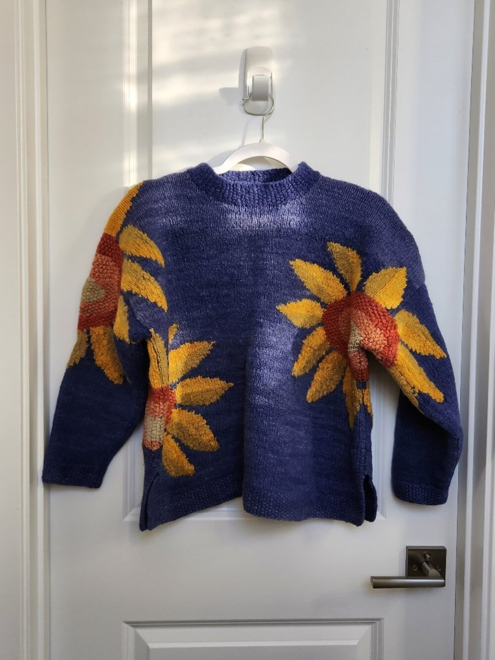 Vintage Amano Sunflower Pullover Sweater